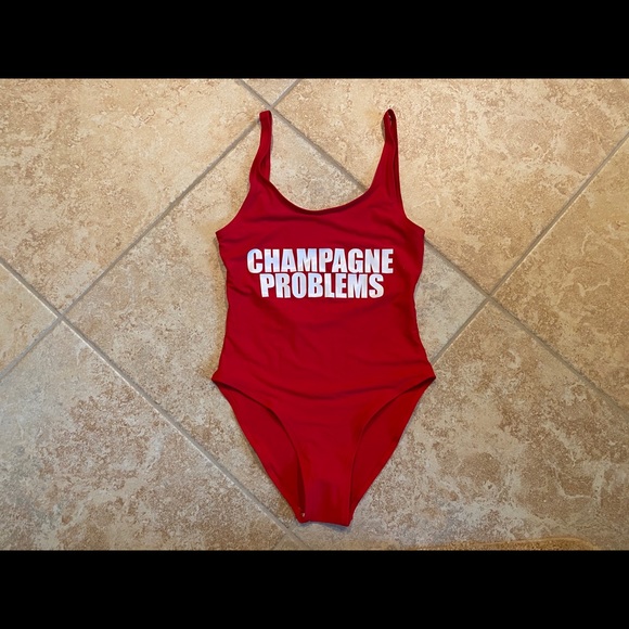 Graphic One Piece Bathing Suit - Picture 2 of 5